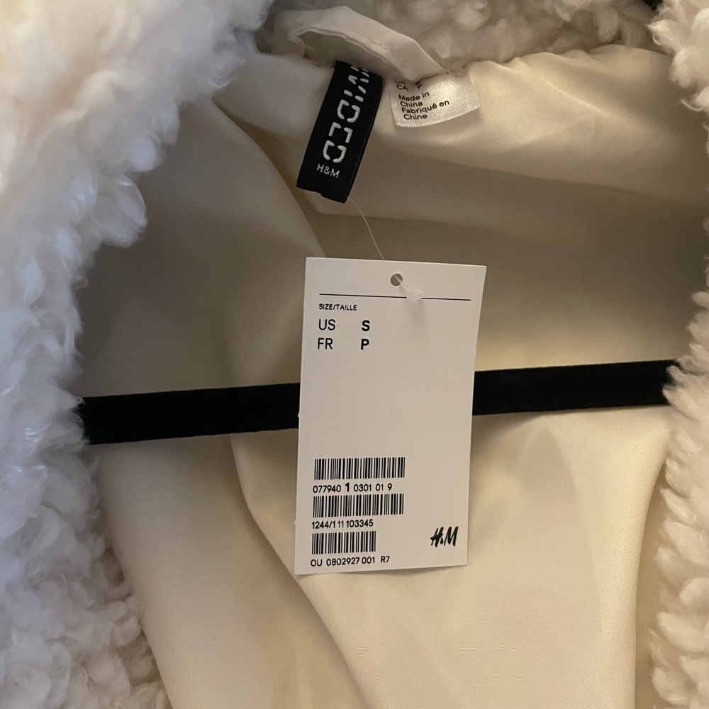 White Teddy Jacket - Picture 2 of 2